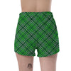 Buffalo St. Patrick's Day Print Pattern Women's Shorts-grizzshop