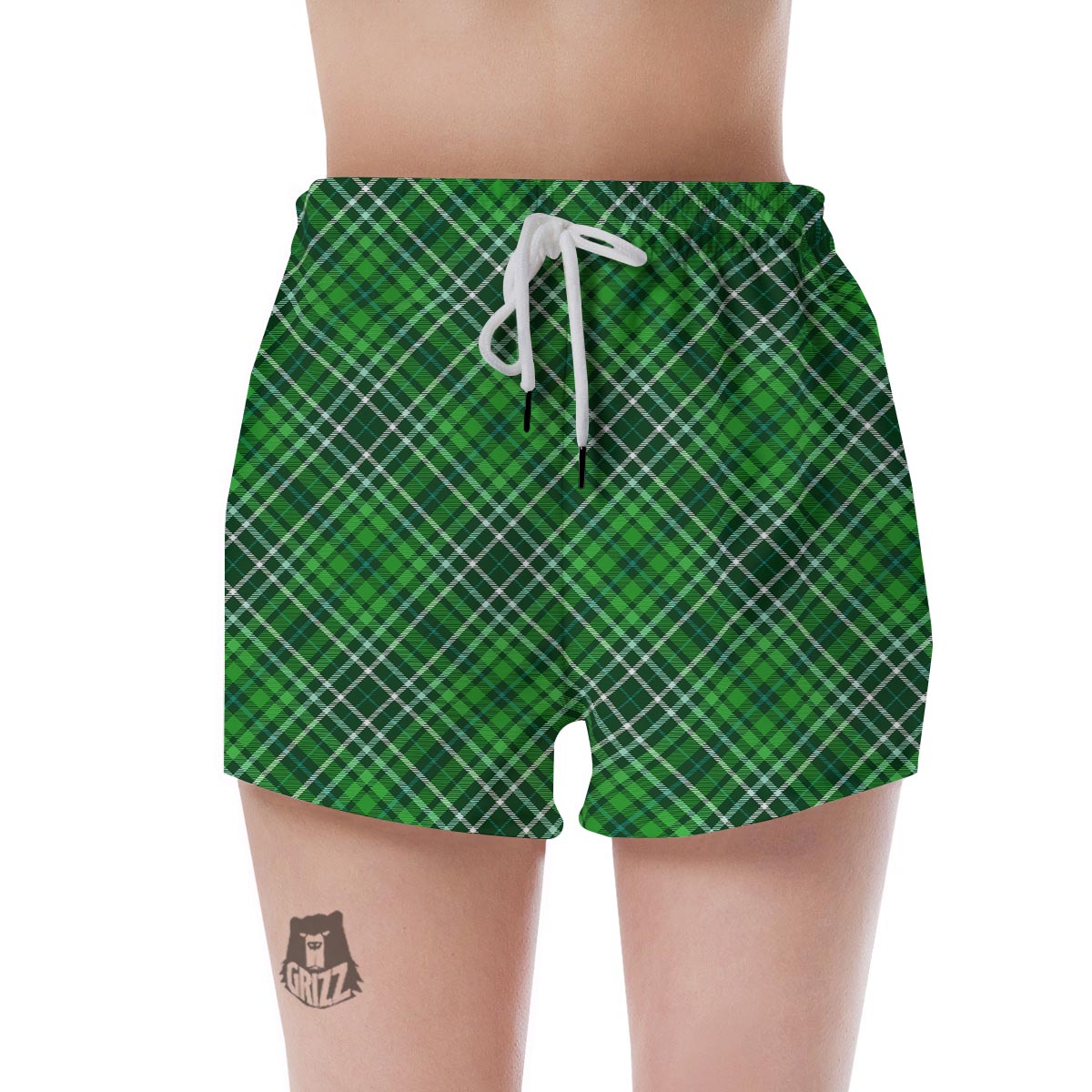 Buffalo St. Patrick's Day Print Pattern Women's Shorts-grizzshop