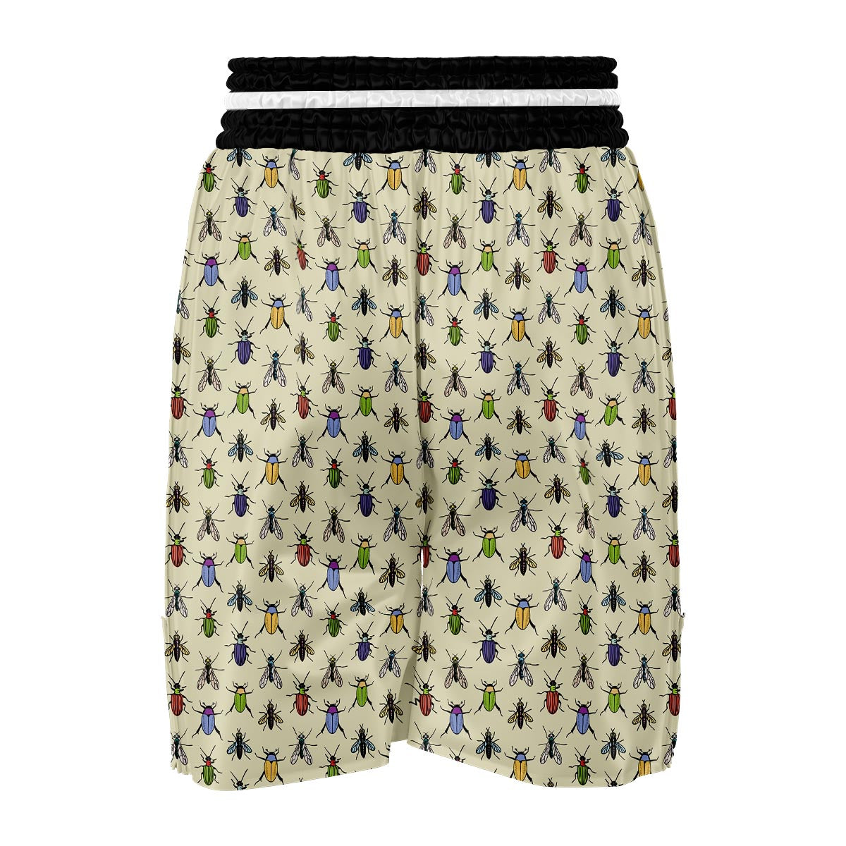 Bug Pattern Print Boxing Shorts-grizzshop