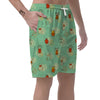 Bug Print Pattern Men's Shorts-grizzshop