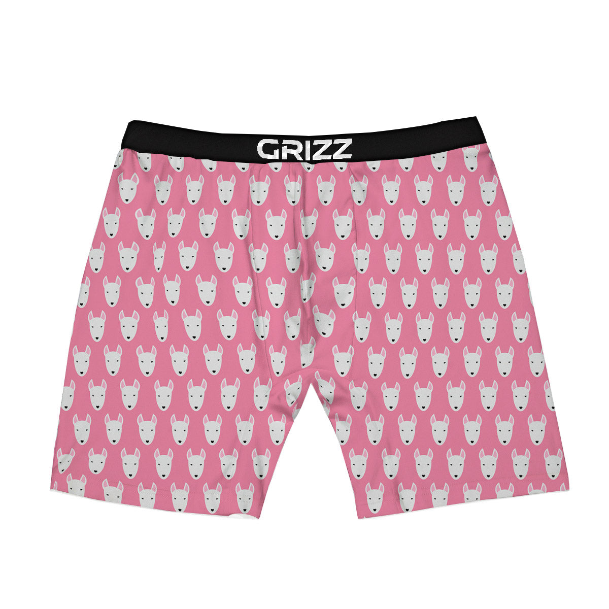 Bull Terrier Faces Cute Print Pattern Boxer Briefs-grizzshop