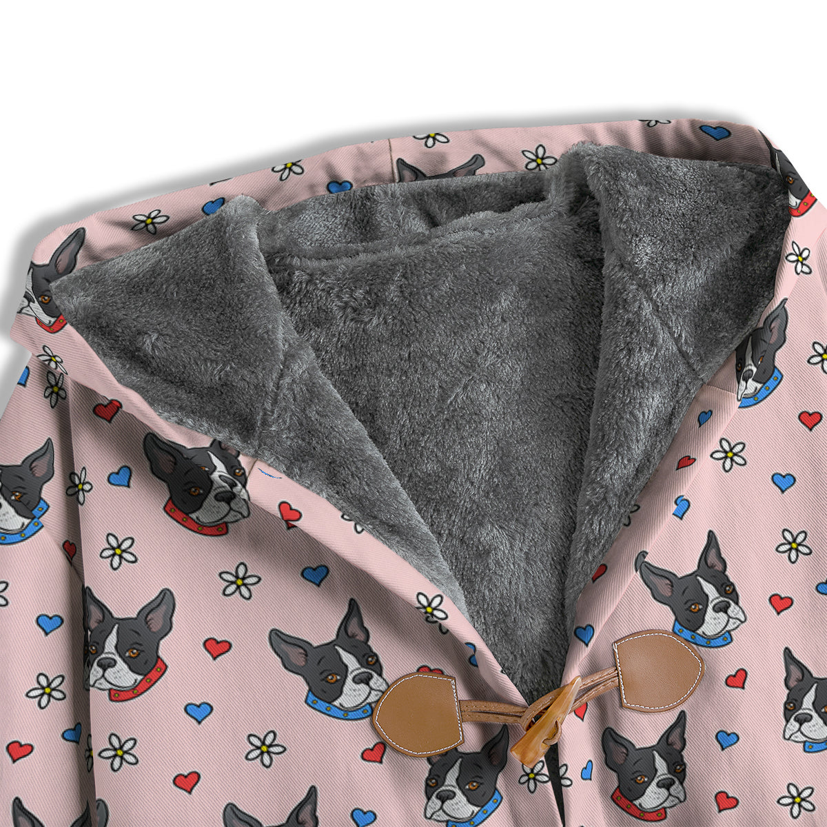 Bull Terrier Pink Print Pattern Men's Windbreaker Jacket-grizzshop