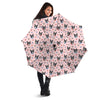 Bull Terrier Pink Print Pattern Umbrella-grizzshop