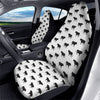 Bull White And Black Print Pattern Car Seat Covers-grizzshop