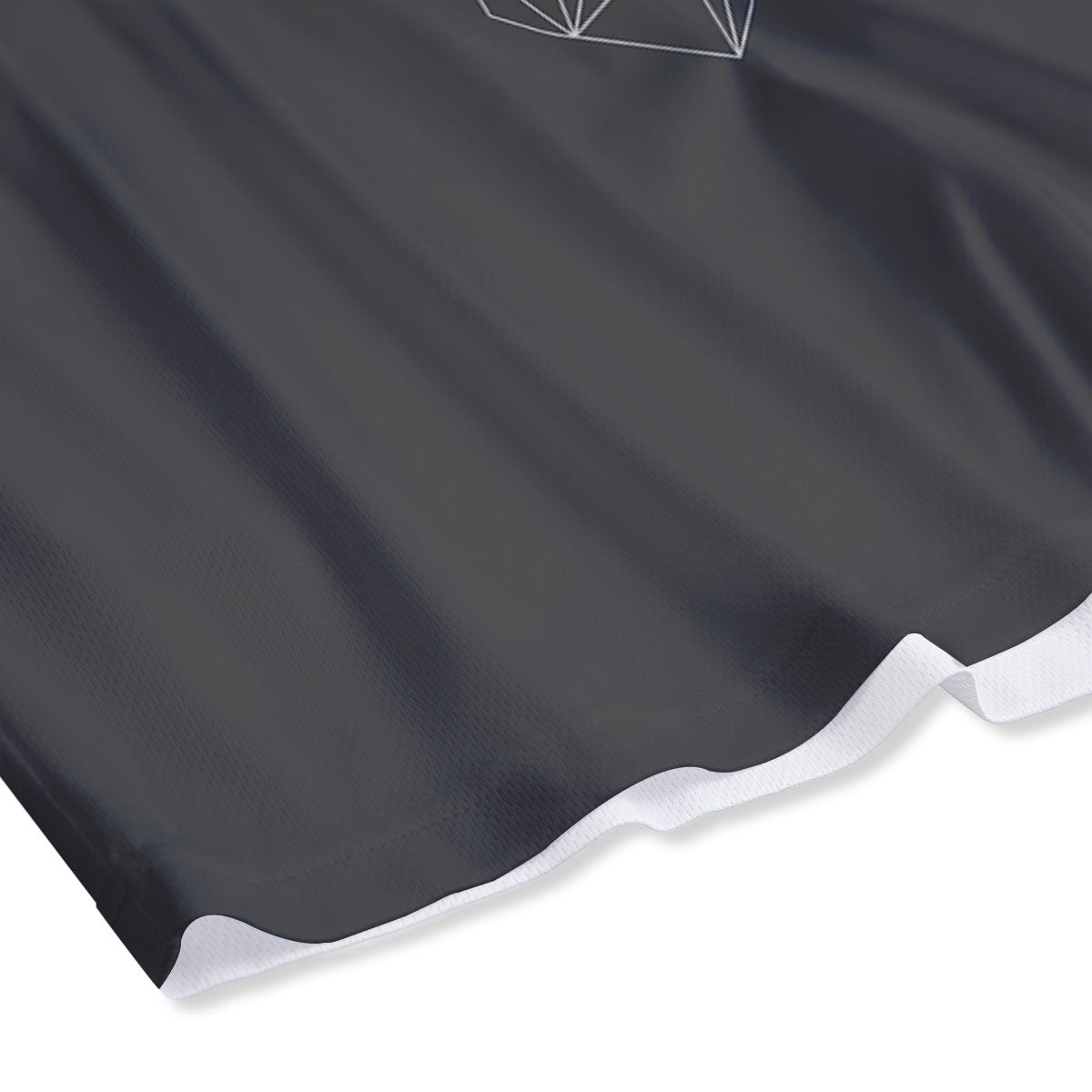 Bulldog Geometric English Print Mesh Shorts