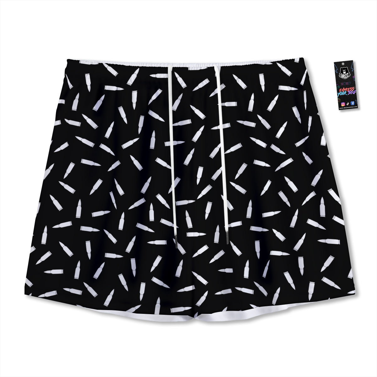 Cupcake Cute Print Pattern Mesh Shorts