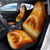 Burning Apocalyptic Planet Earth Print Car Seat Covers-grizzshop