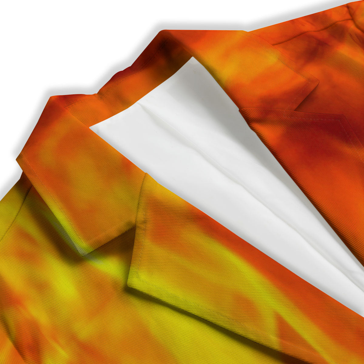 Burning Fire Flame Print Women's Blazer-grizzshop