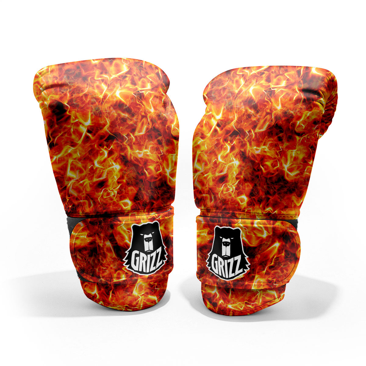 Burning Lava Print Pro Boxing Glove