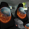 Burning Planet Print Car Seat Covers-grizzshop