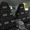 Butterflies And Skeletons of Bats Print Pattern Car Seat Covers-grizzshop