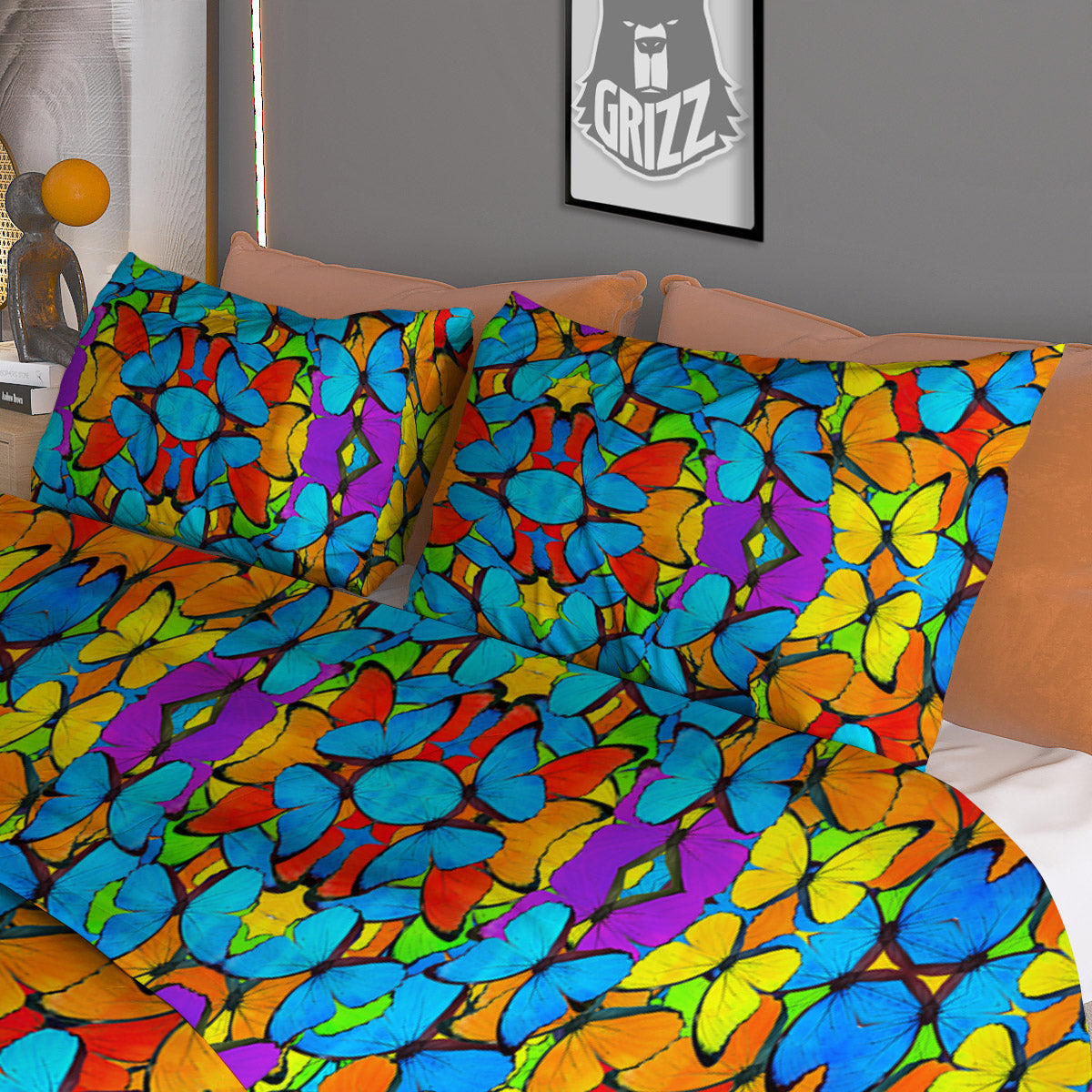 Card Suits Green Playing Print Pattern Duvet Cover Bedding Set