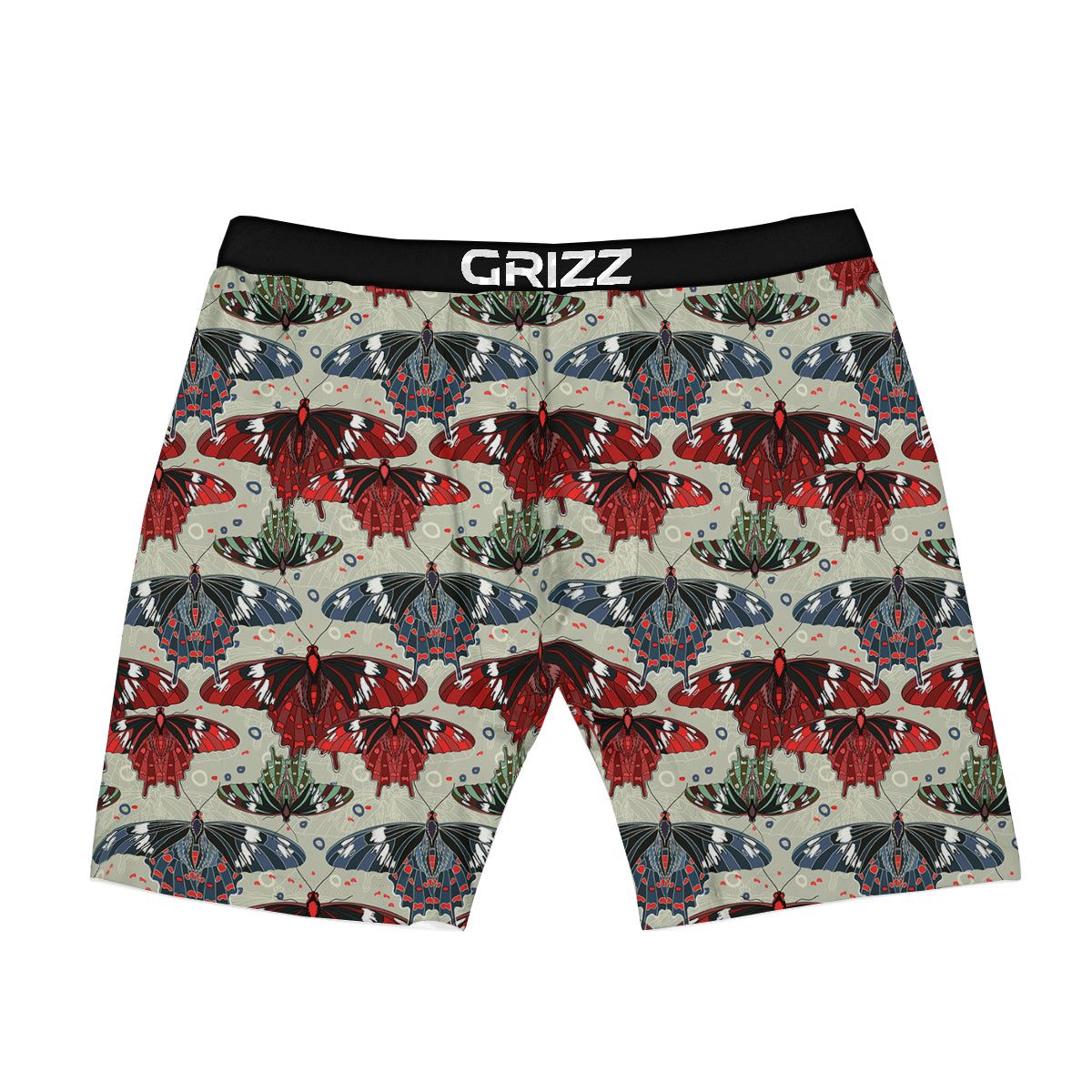 Butterfly Exotic Print Pattern Boxer Briefs-grizzshop
