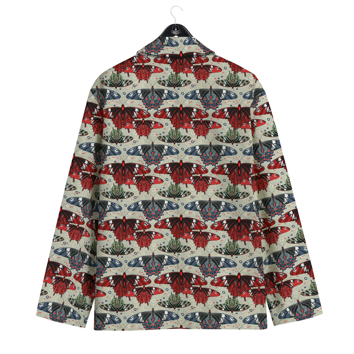 Butterfly Exotic Print Pattern Men's Sport Coat-grizzshop