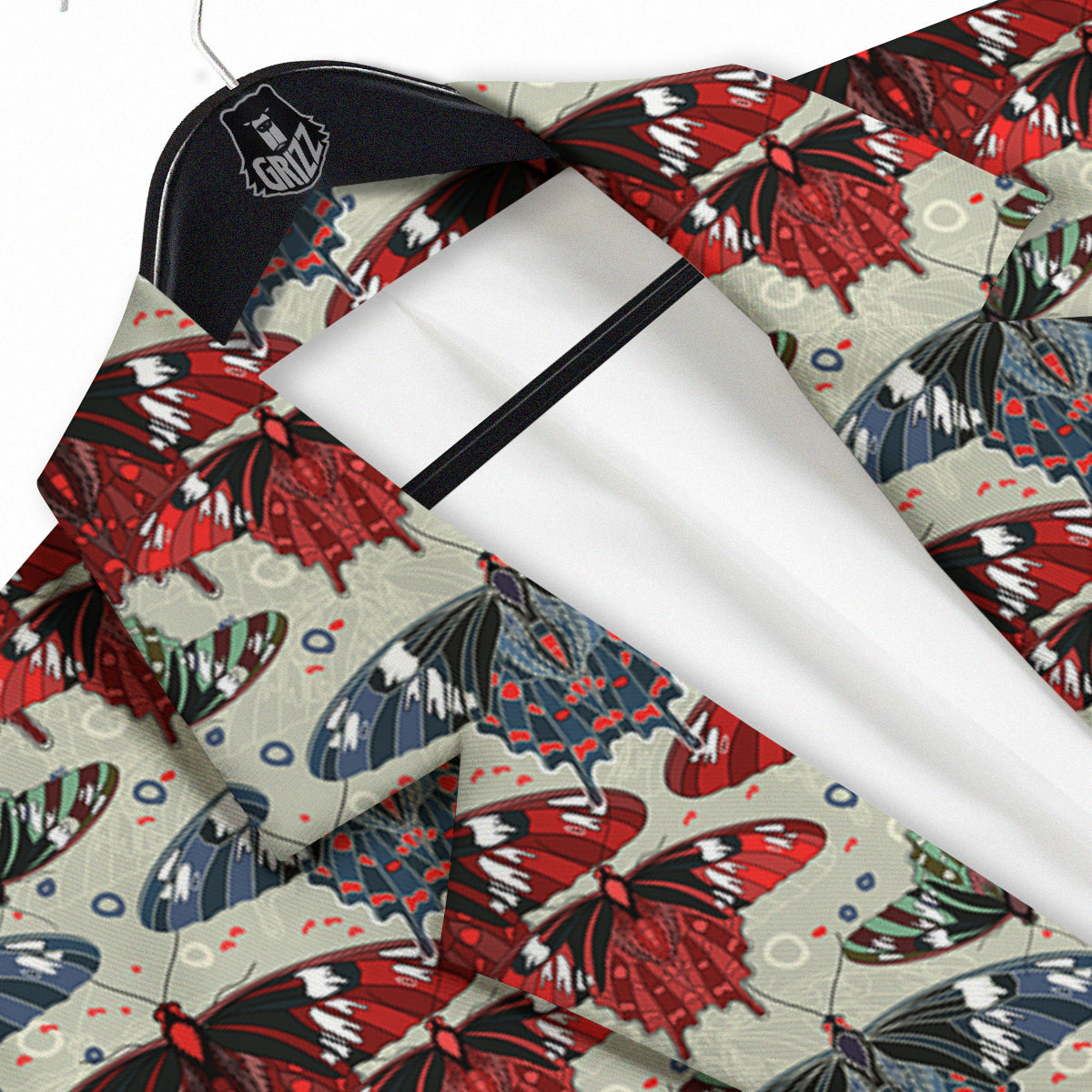 Butterfly Exotic Print Pattern Men's Sport Coat-grizzshop