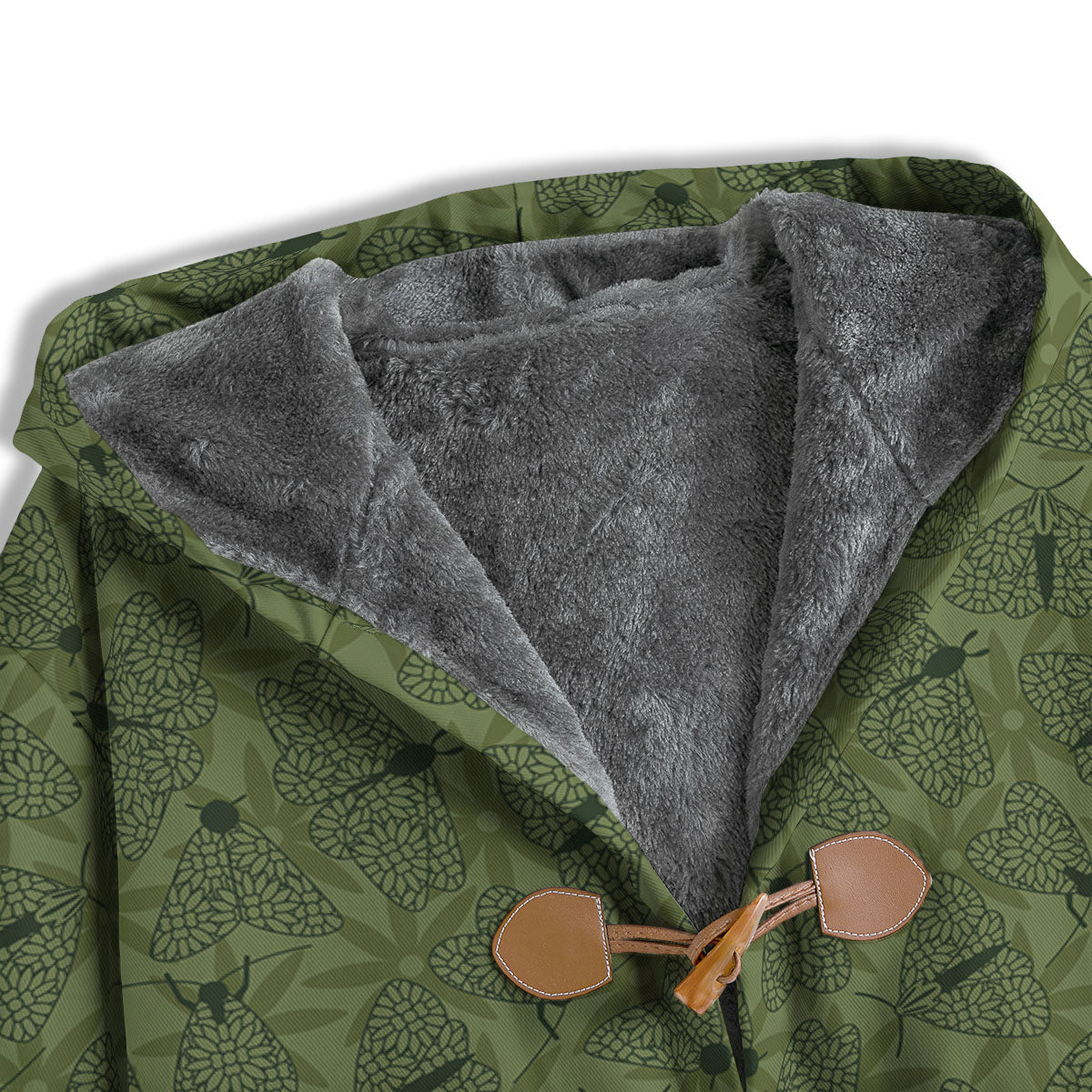 Butterfly Monarch Green Print Pattern Men's Windbreaker Jacket-grizzshop