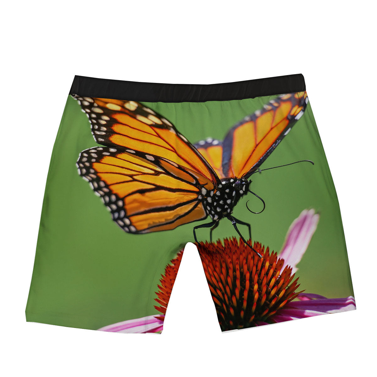 Butterfly Monarch Orange Print Boxer Briefs-grizzshop