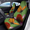 Butterfly Monarch Orange Print Car Seat Covers-grizzshop