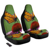 Butterfly Monarch Orange Print Car Seat Covers-grizzshop