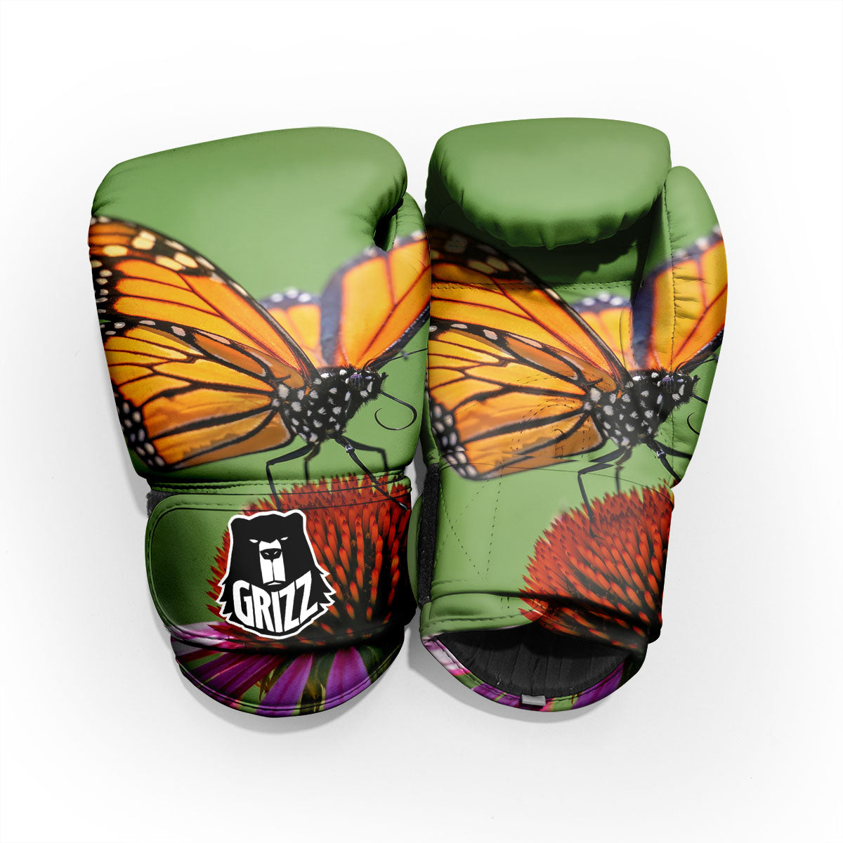 Butterfly Monarch Orange Print Pro Boxing Glove