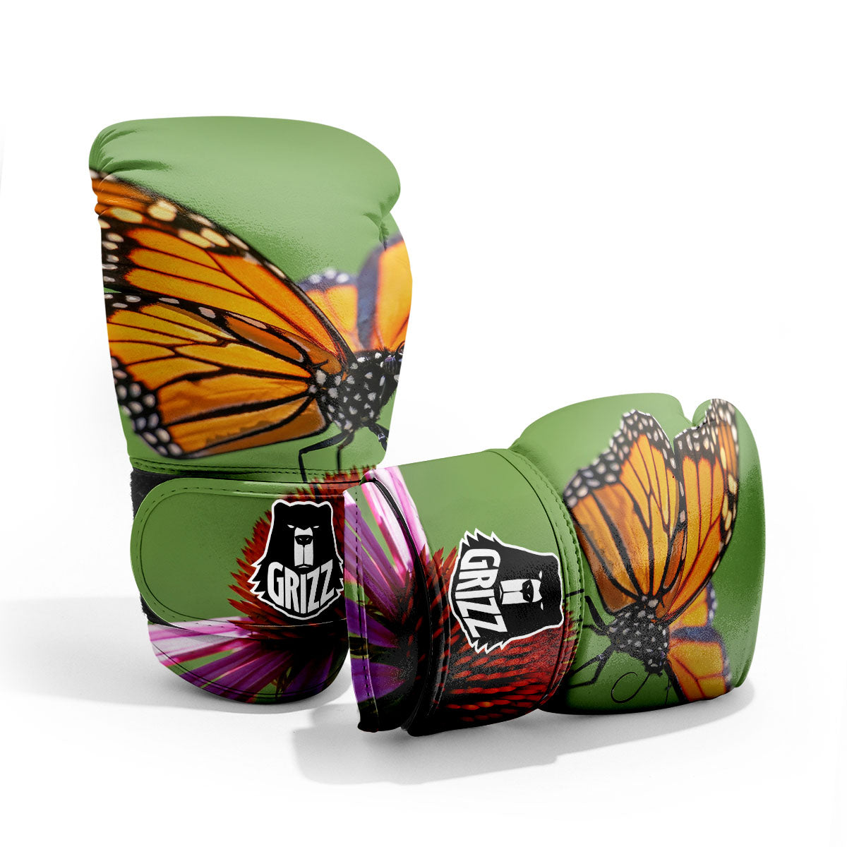 Butterfly Monarch Orange Print Pro Boxing Glove