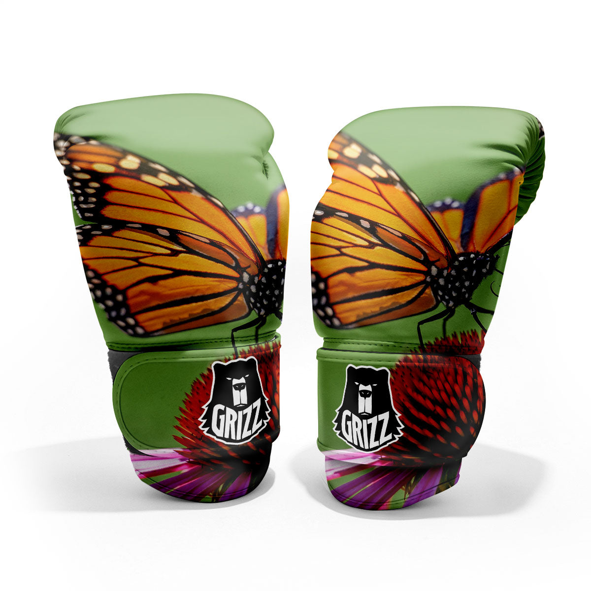 Butterfly Monarch Orange Print Pro Boxing Glove