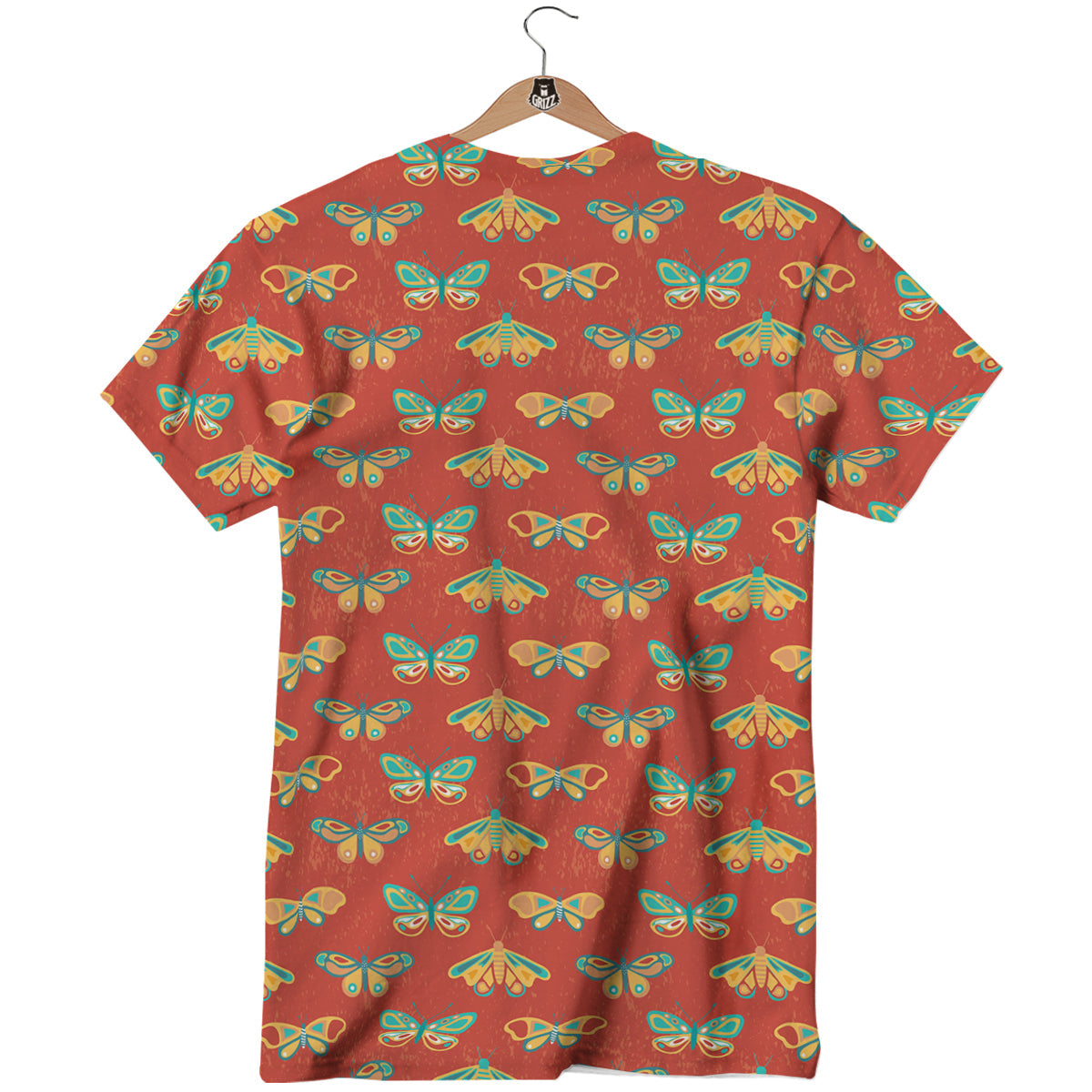 Butterfly Monarch Vintage Print Pattern T-Shirt-grizzshop