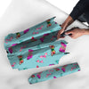 Butterfly Pink And Turquoise Print Pattern Umbrella-grizzshop