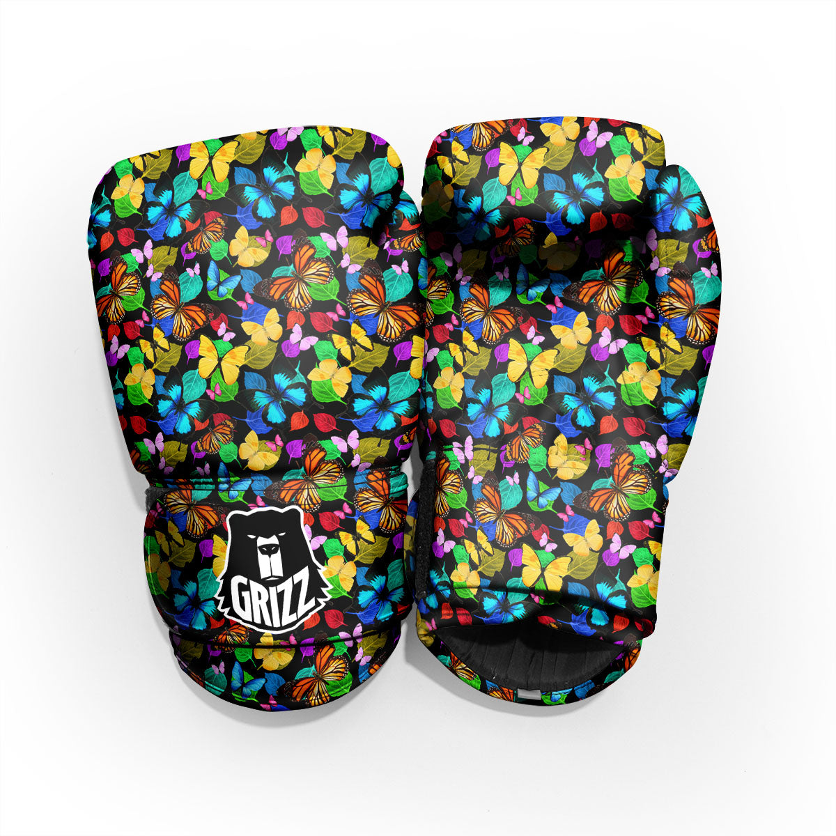 Butterfly Rainbow Print Pattern Pro Boxing Glove