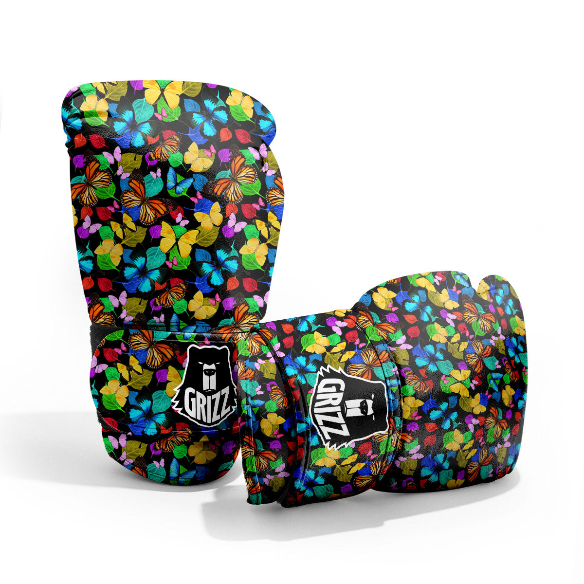 Butterfly Rainbow Print Pattern Pro Boxing Glove