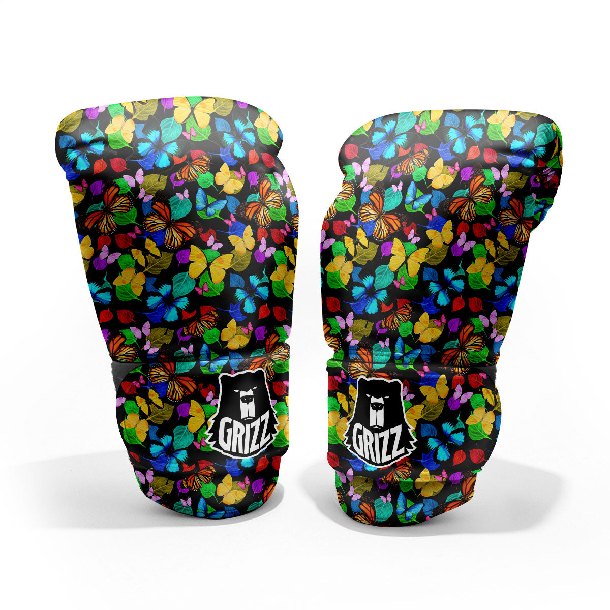 Butterfly Rainbow Print Pattern Pro Boxing Glove