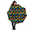 Butterfly Rainbow Print Pattern Umbrella-grizzshop