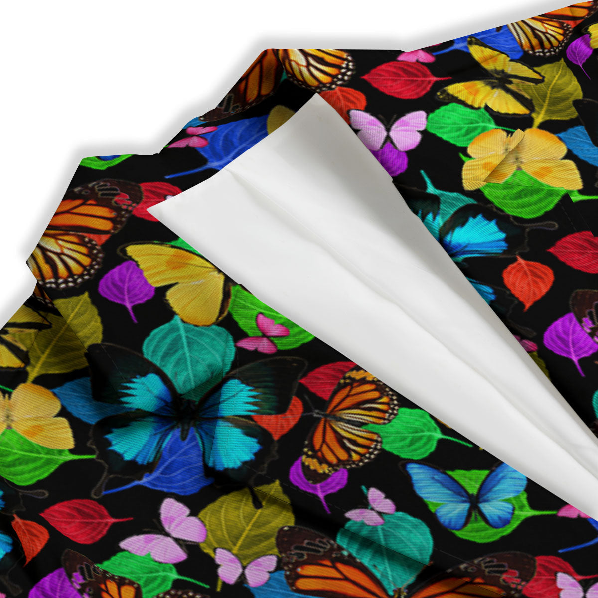 Butterfly Rainbow Print Pattern Women's Blazer-grizzshop