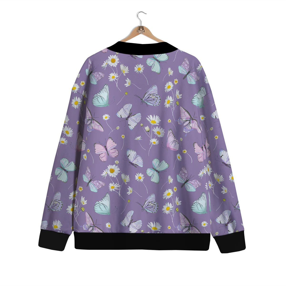 Butterfly Spring Print Pattern Cardigan-grizzshop