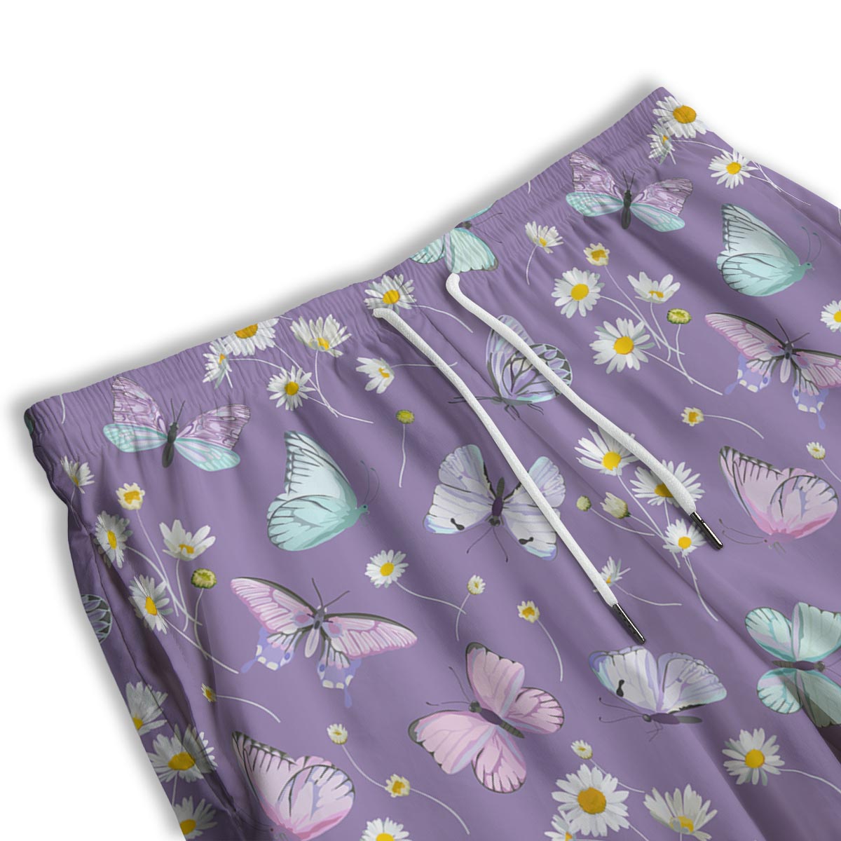 Butterfly Spring Print Pattern Men's Athletic Shorts