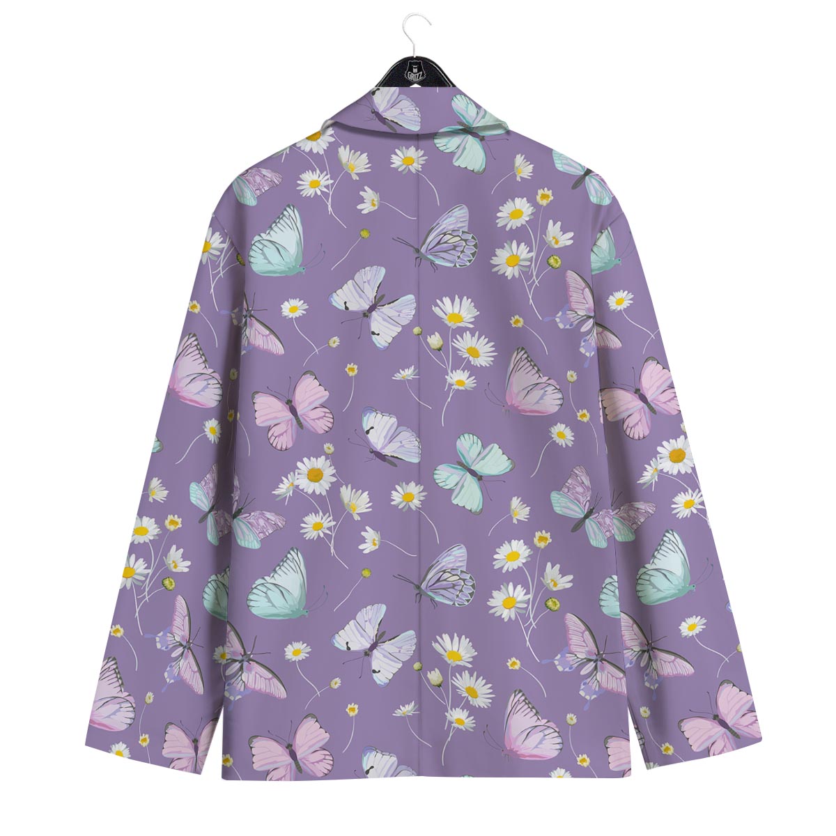 Butterfly Spring Print Pattern Men's Sport Coat-grizzshop