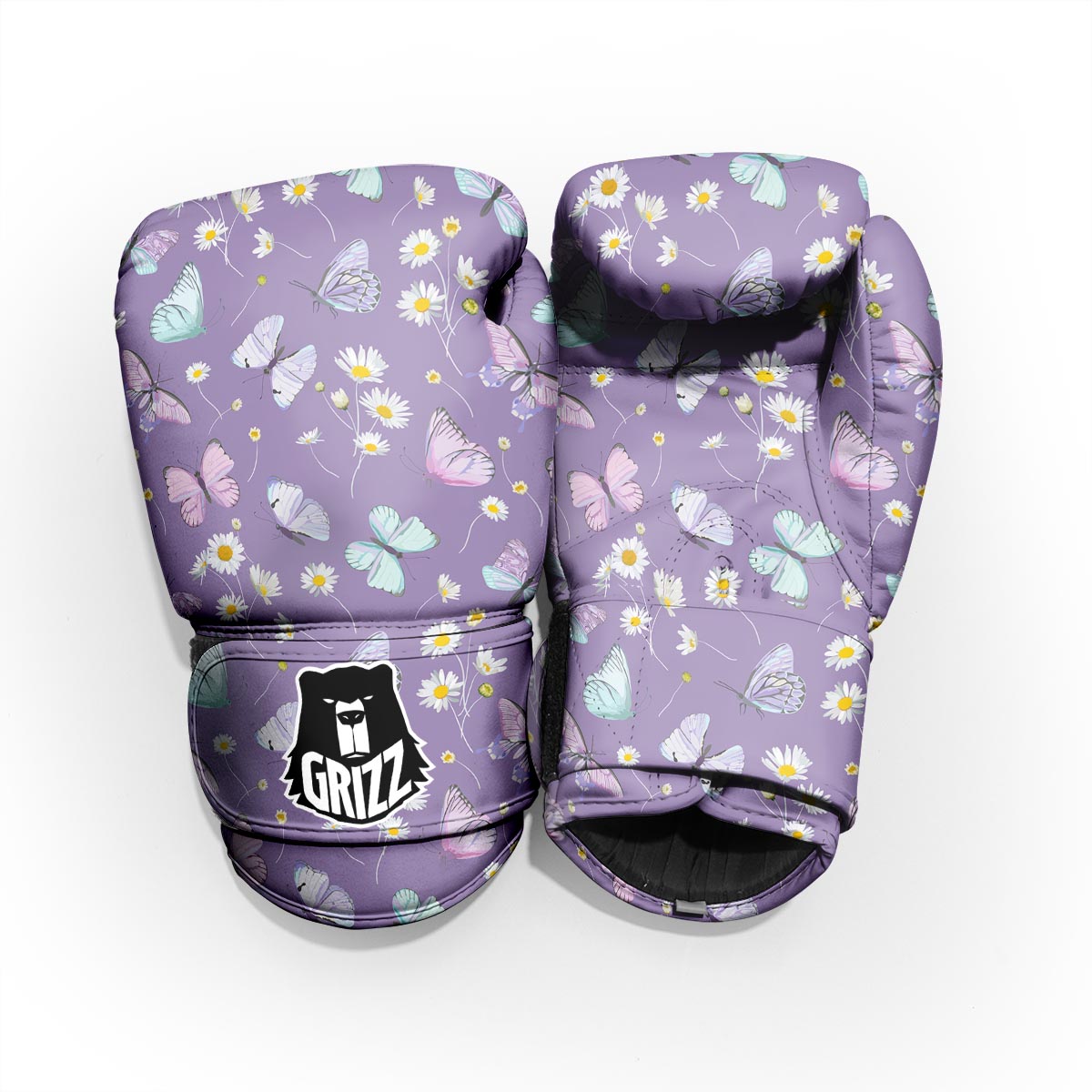 Butterfly Spring Print Pattern Pro Boxing Glove