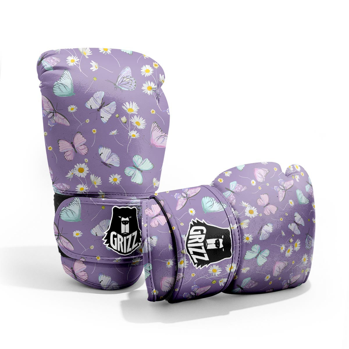 Butterfly Spring Print Pattern Pro Boxing Glove
