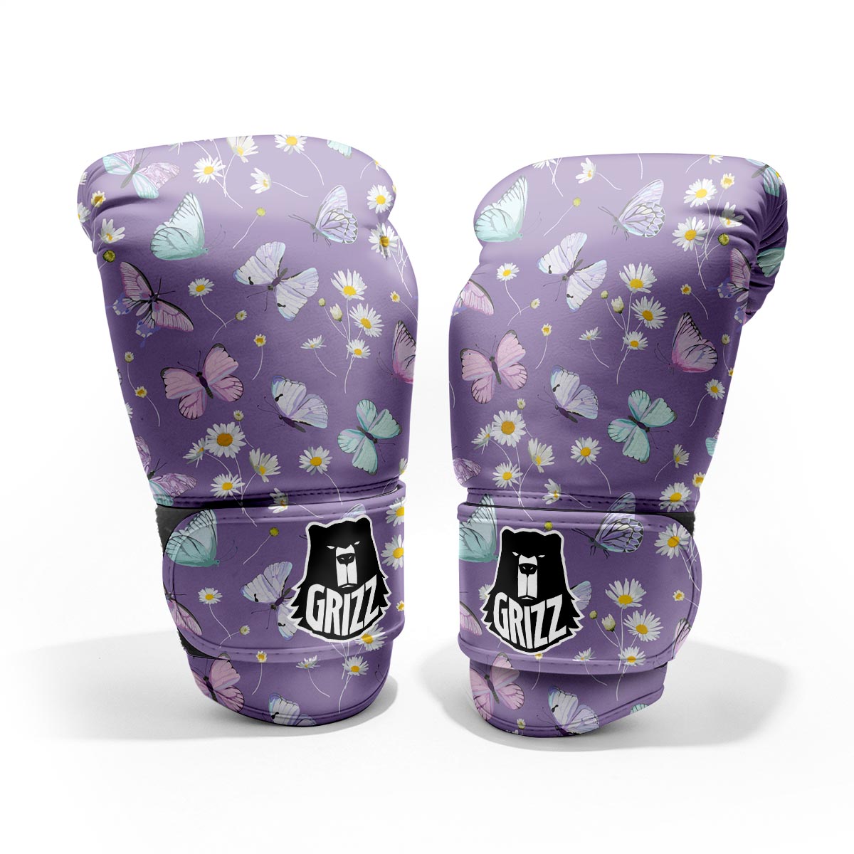 Butterfly Spring Print Pattern Pro Boxing Glove