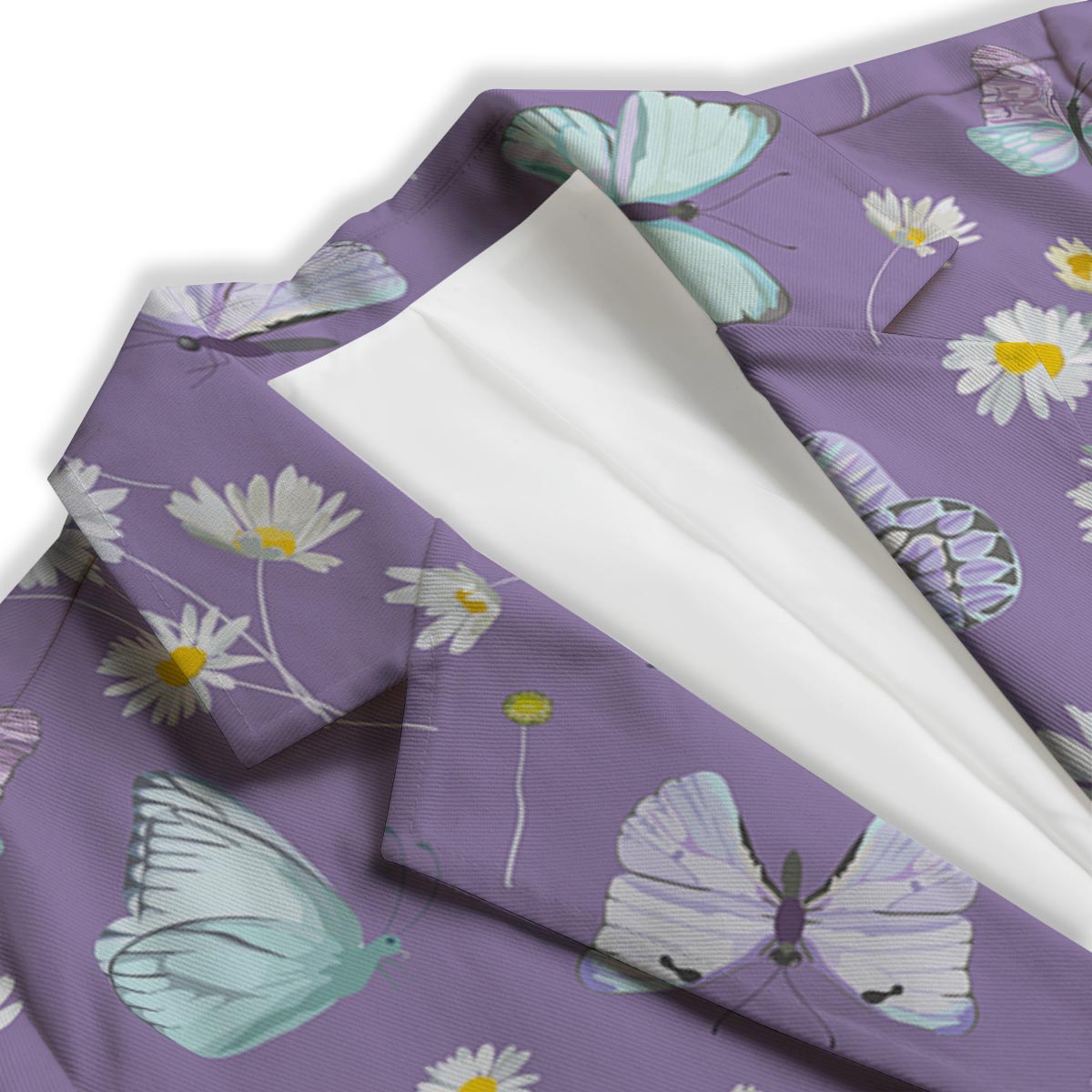Butterfly Spring Print Pattern Women's Blazer-grizzshop