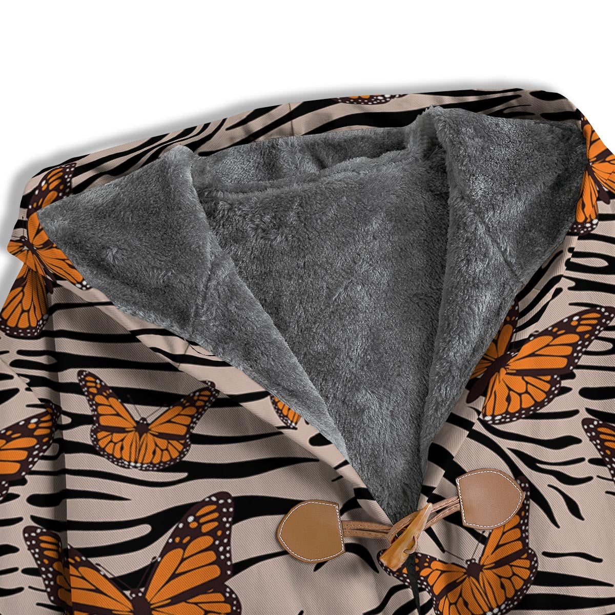 Butterfly Tiger Monarch Print Pattern Men's Windbreaker Jacket-grizzshop