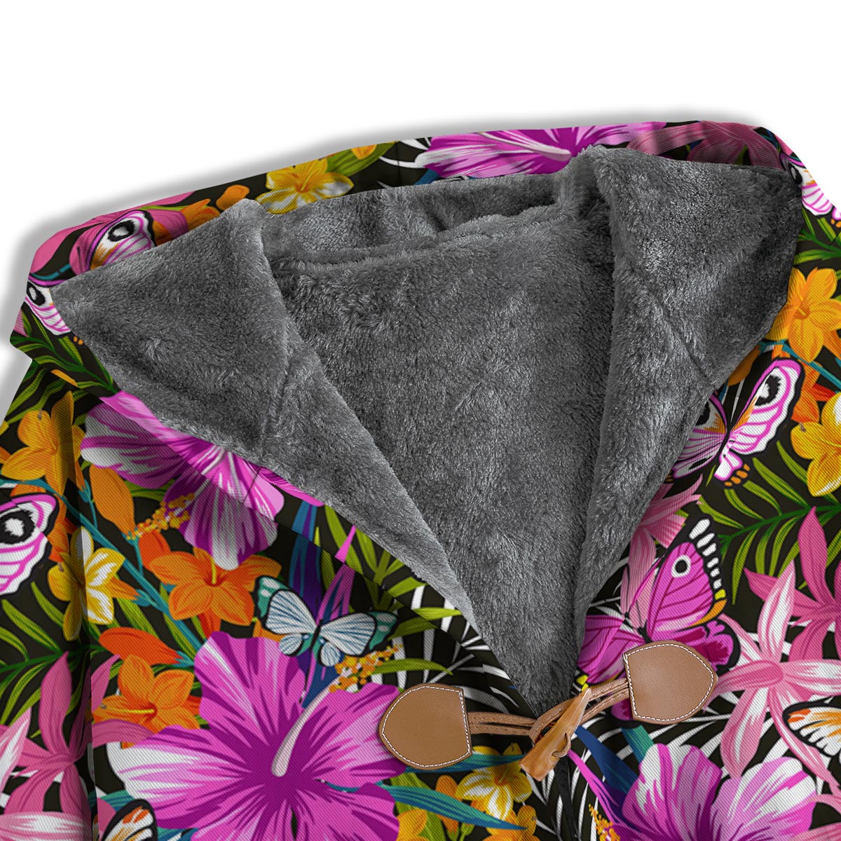 Butterfly Tropical Print Pattern Men's Windbreaker Jacket-grizzshop