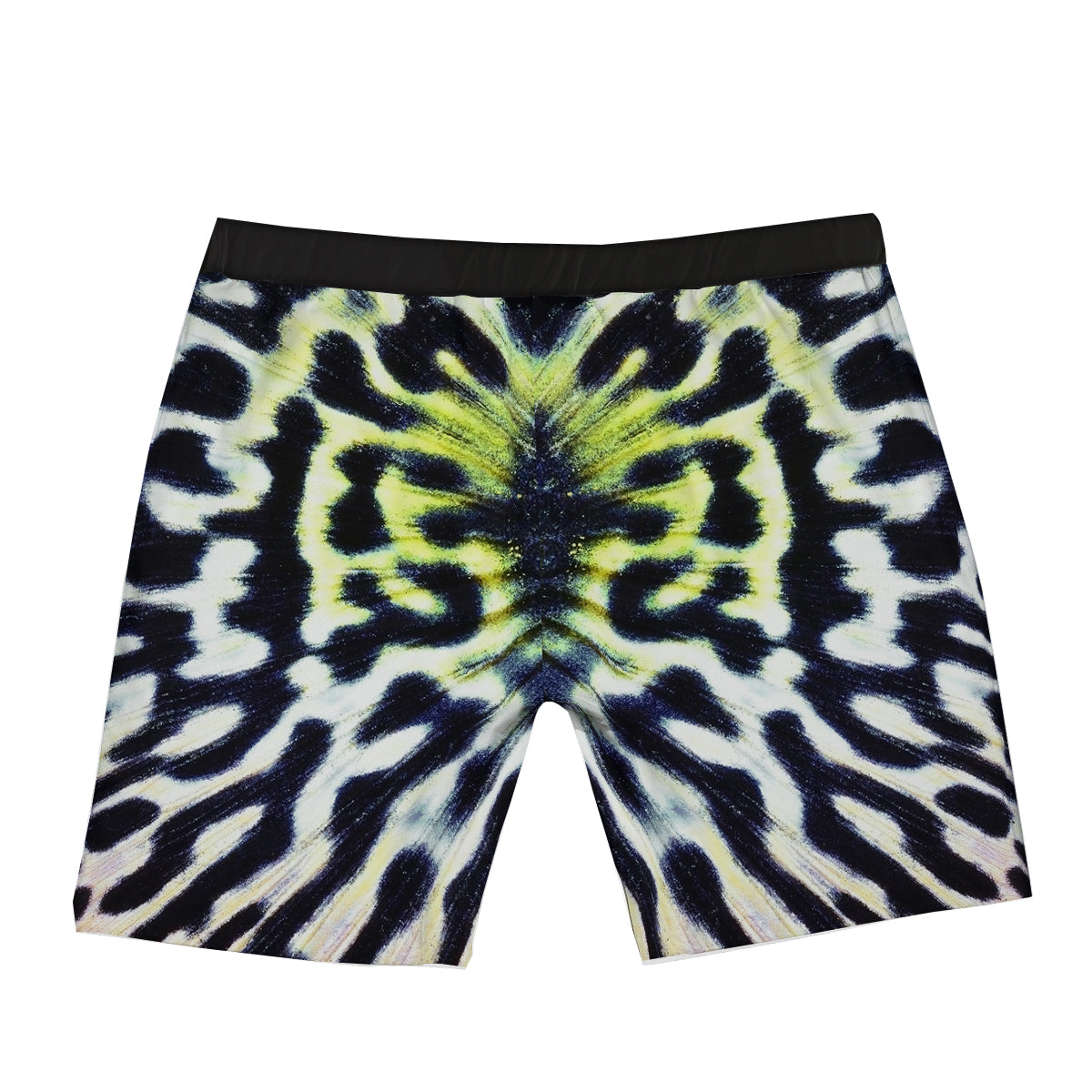 Butterfly Wing Skin Black White And Green Print Boxer Briefs-grizzshop