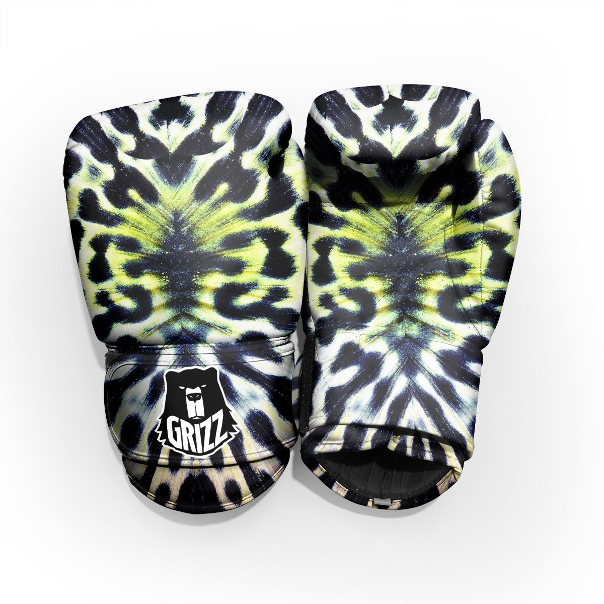 Butterfly Wing Skin Black White And Green Print Pro Boxing Glove