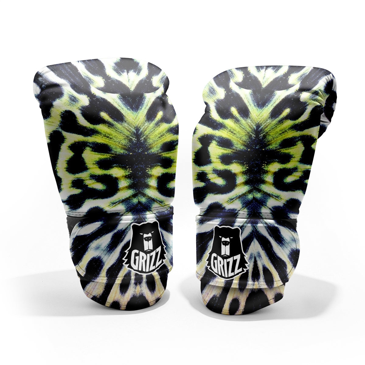 Butterfly Wing Skin Black White And Green Print Pro Boxing Glove