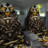 Butterfly Wing Skin Dark And Orange Print Car Seat Covers-grizzshop