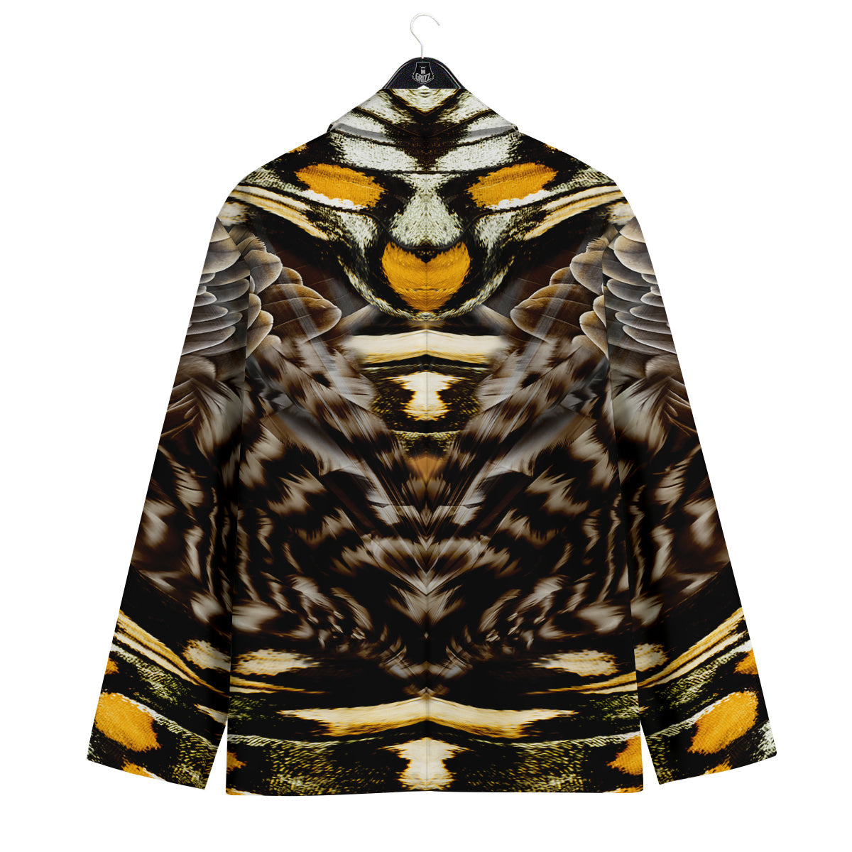 Butterfly Wing Skin Dark And Orange Print Men's Sport Coat-grizzshop
