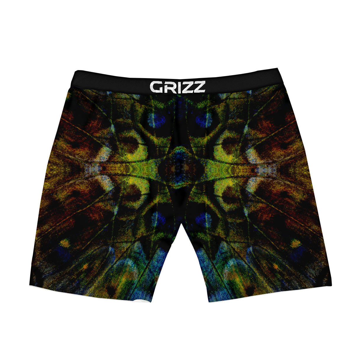 Butterfly Wing Skin Dark Print Boxer Briefs-grizzshop