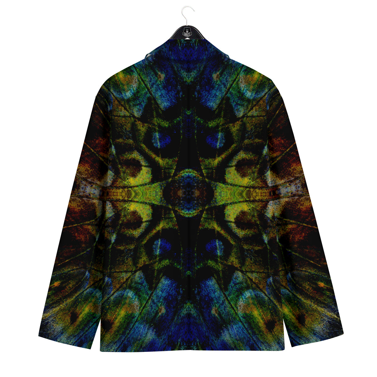 Butterfly Wing Skin Dark Print Men's Sport Coat-grizzshop