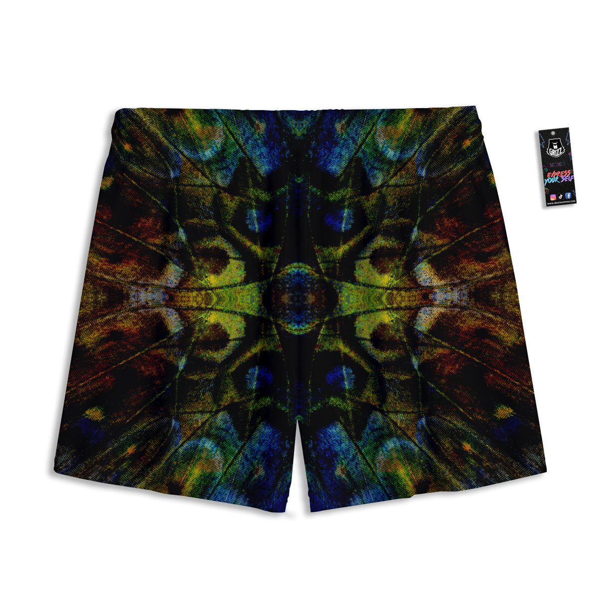 Emoji Cute Print Pattern Mesh Shorts
